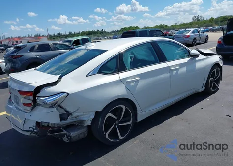 2020 Honda Accord Sport из США, поврежденный, VIN 1HGCV1F35LA066839